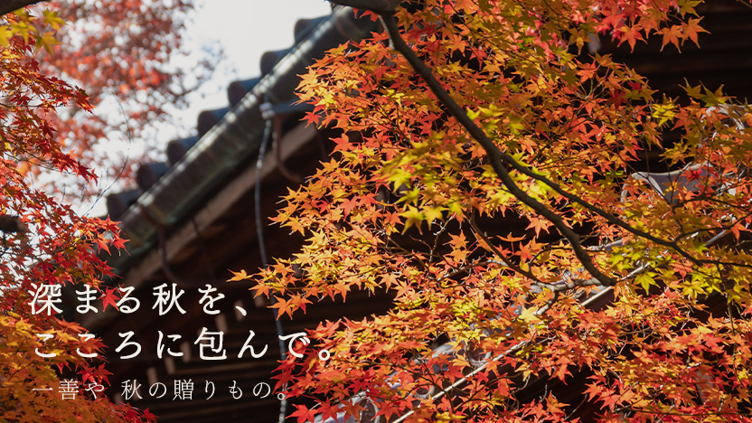深まる季節に、こころを贈る。